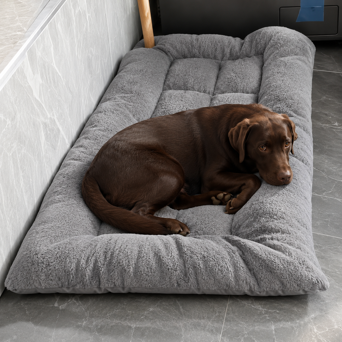 Extra-Large Plush Dog Bed/Sofa