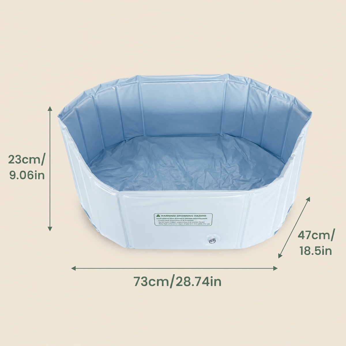 Foldable PVC Dog Pool