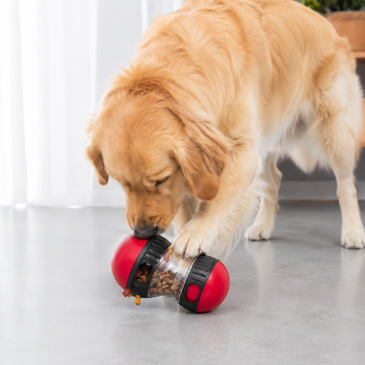 Interactive Treat-Dispensing Toy for Dogs