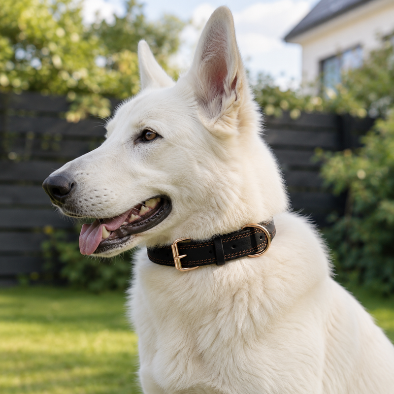 Genuine Leather Dog Collar