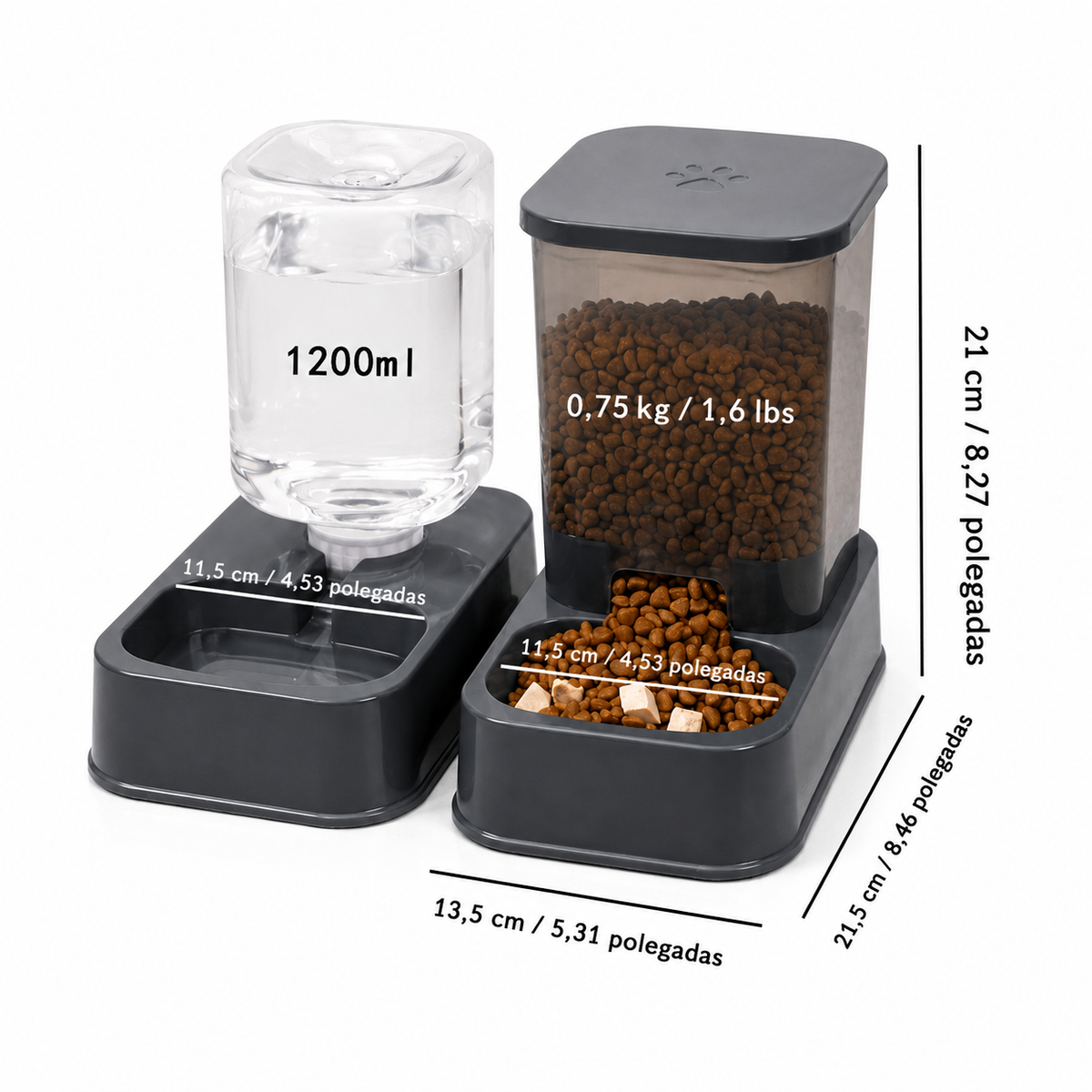 Automatic Dog Feeder with Water Dispenser