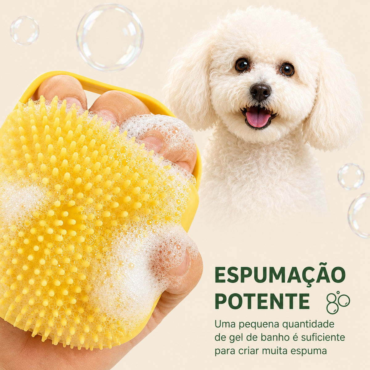 Pet Shampoo Bath Brush