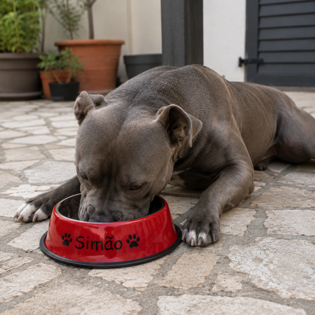 Personalized Stainless Steel Dog Bowl