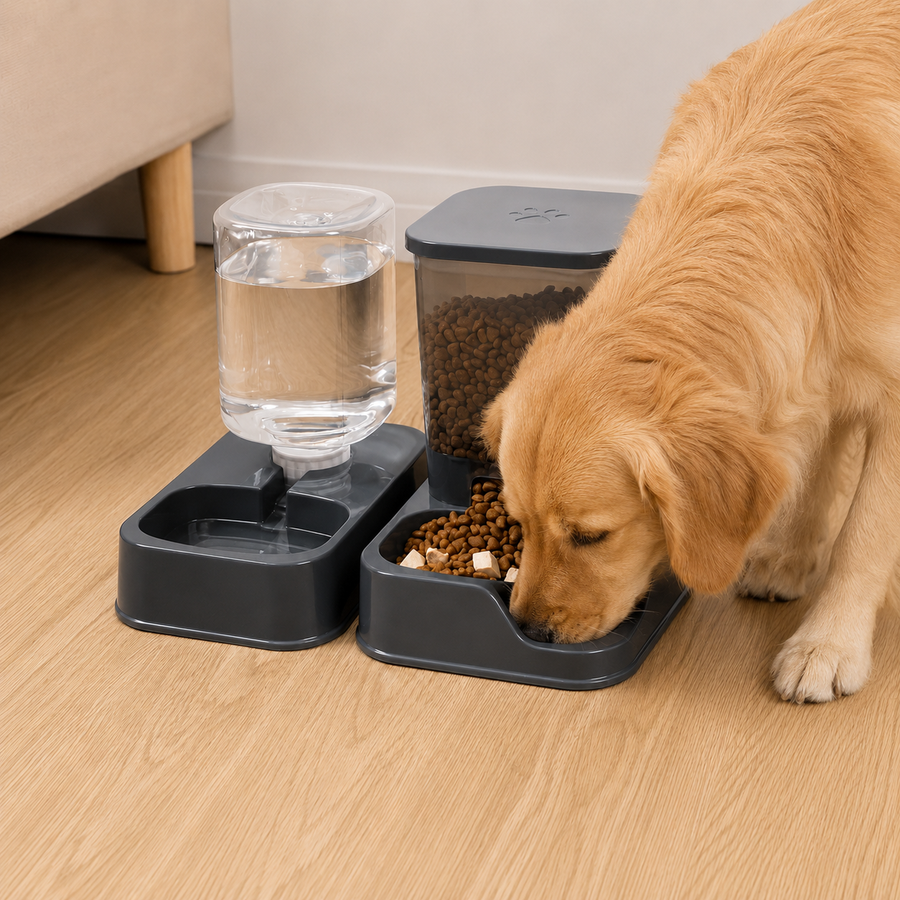 Automatic Dog Feeder with Water Dispenser