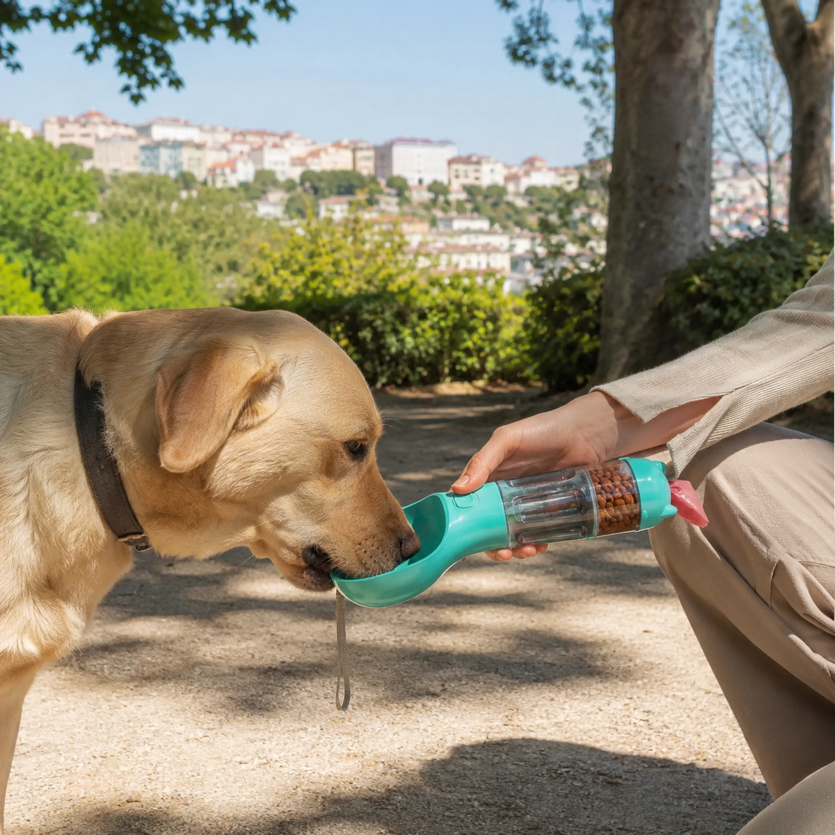 Portable Dog Water Bottle, Feeder & Water Dispenser