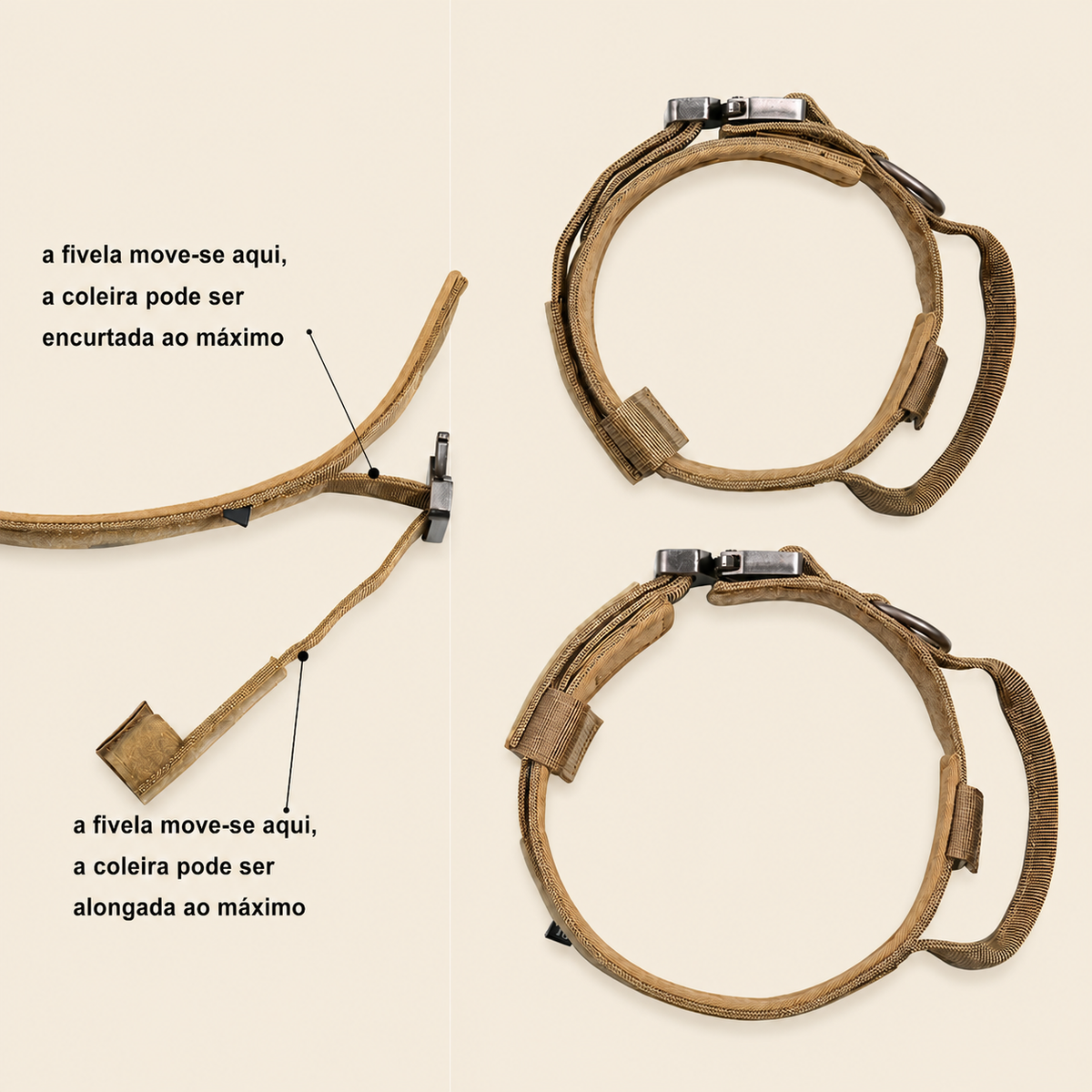 Tactical Dog Collar for Medium and Large Dogs