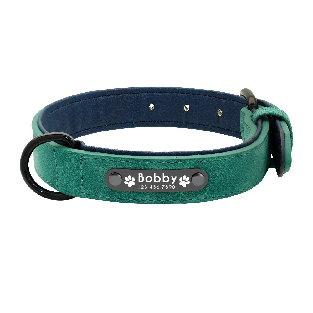Personalized Leather Dog Collars