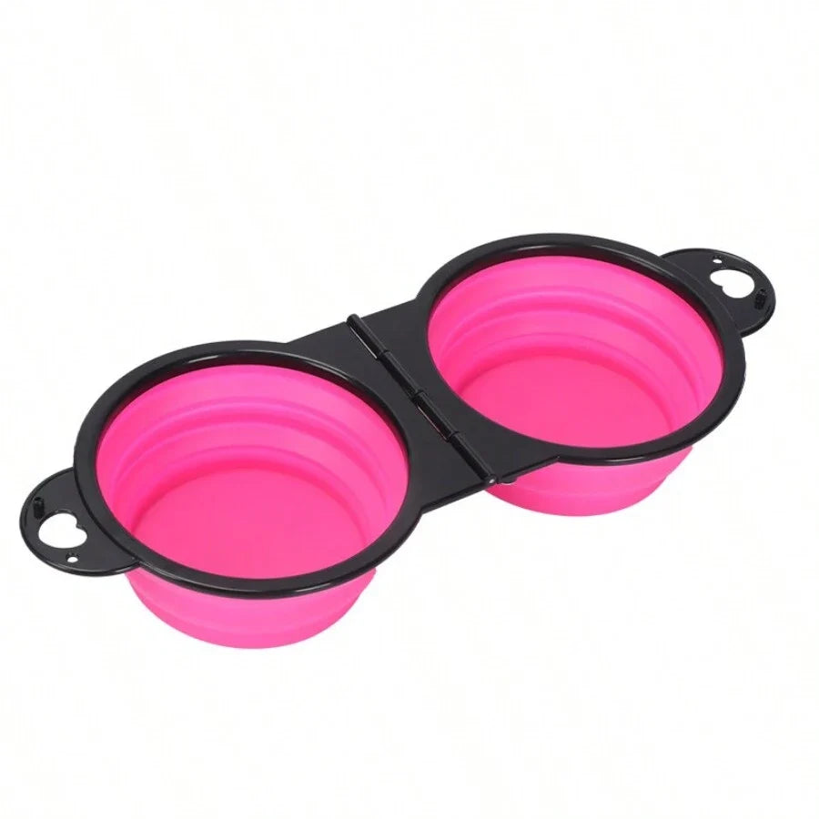 Portable Dog Food and Water Bowl
