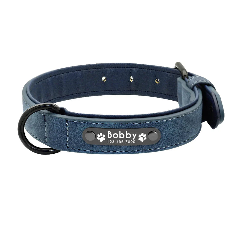 Personalized Leather Dog Collars