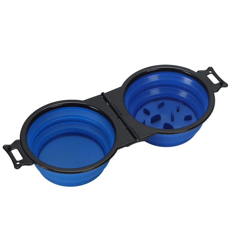 Portable Dog Food and Water Bowl