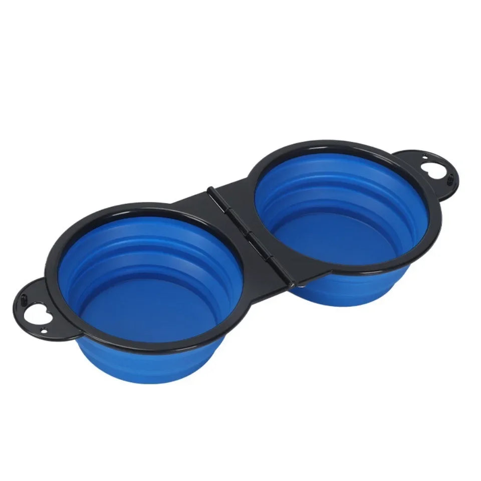 Portable Dog Food and Water Bowl