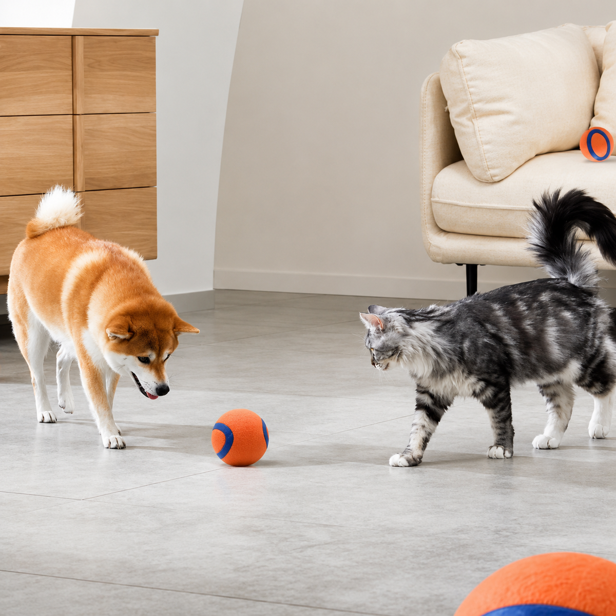 Durable Dog Ball for Small, Medium, and Large Dogs