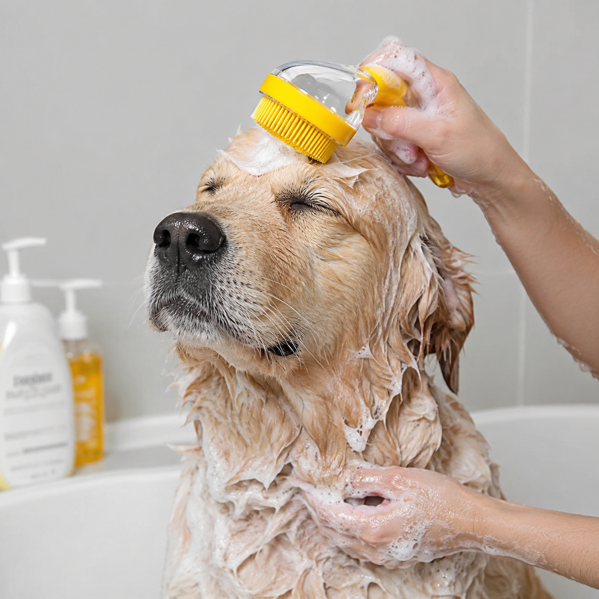 Dog Bath & Massage Brush