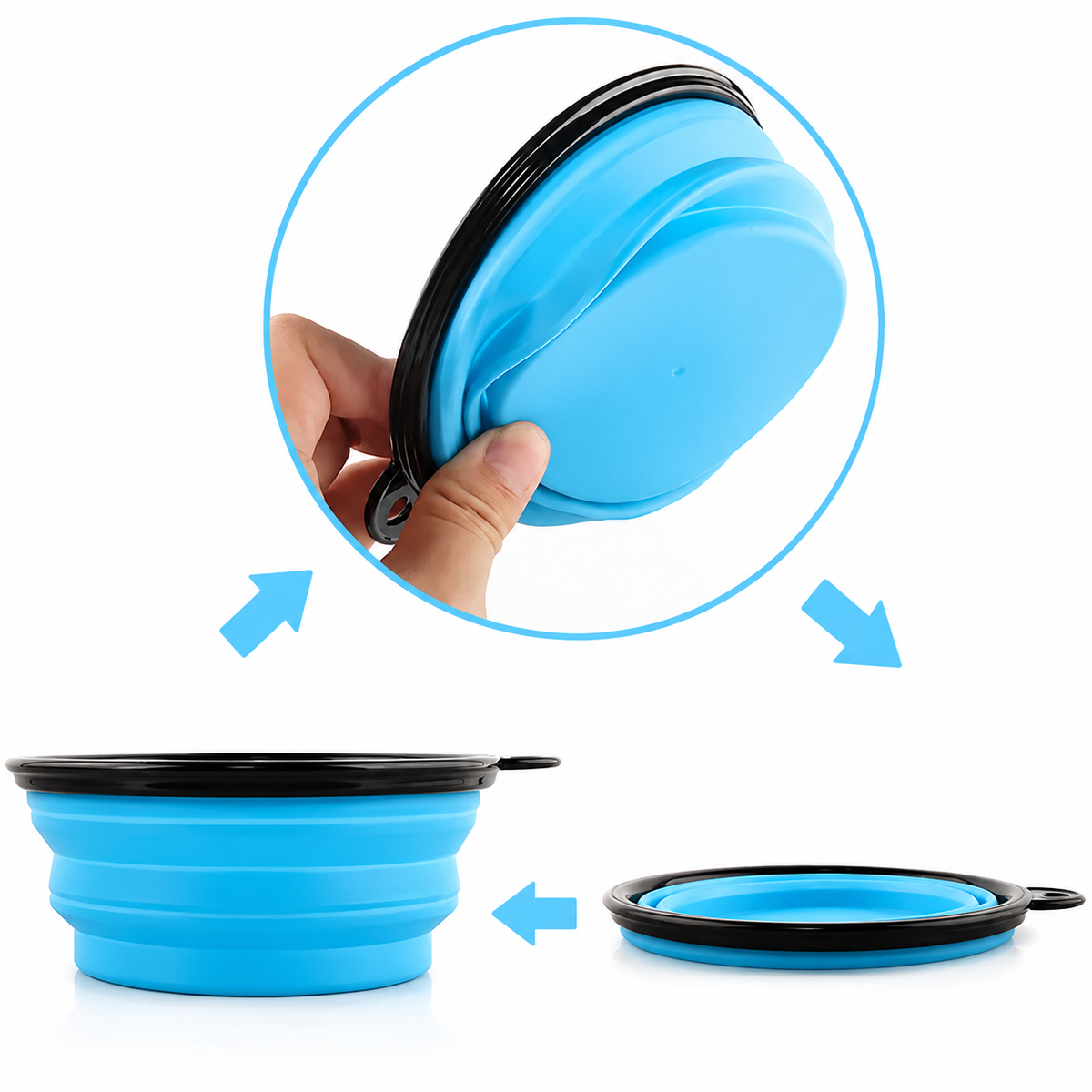 Foldable Pet Food Bowl