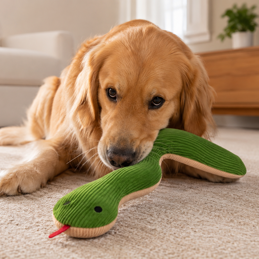 42cm Interactive Snake Toy for Dogs