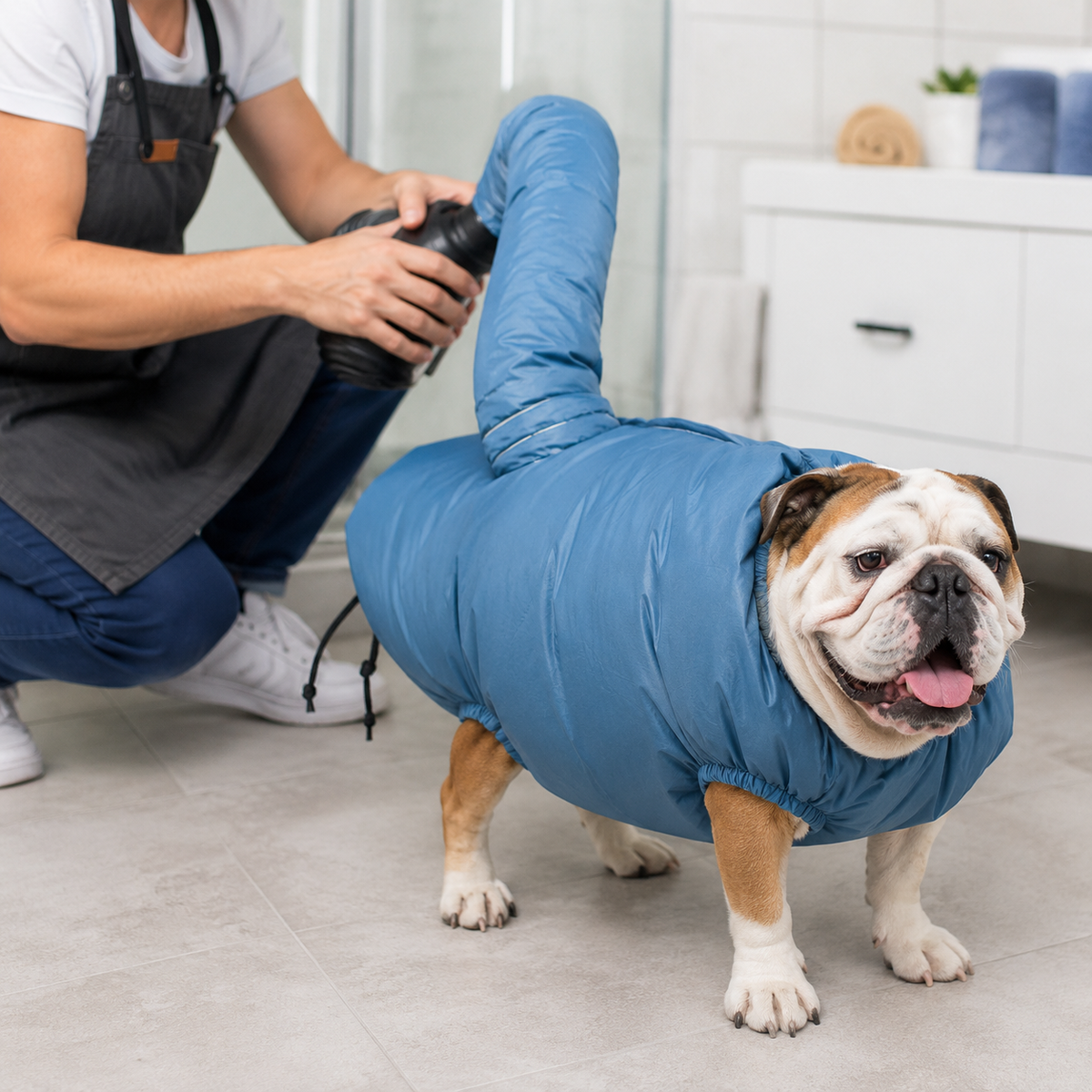 Portable & Foldable Dog Drying Bag